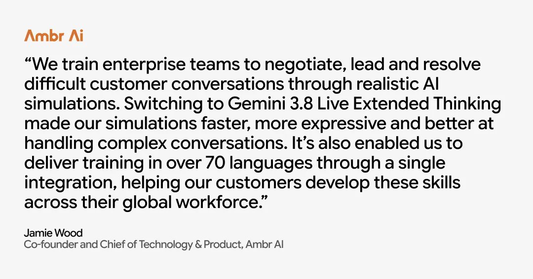 Build real-time voice applications with Gemini 3.8 Live and 3.5 Transcribe